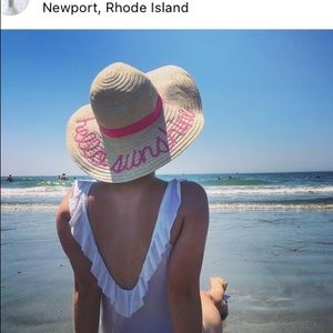 Hello sunshine straw beach hat